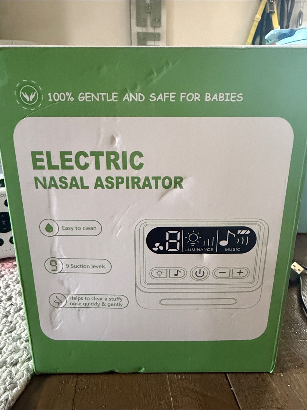 Electric nasal aspirator